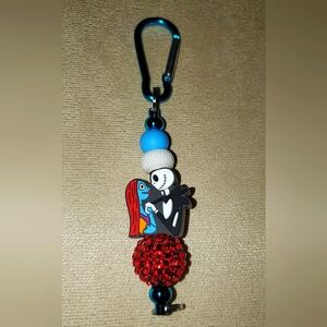 Jack And Sally Bag Clip  / Keychain